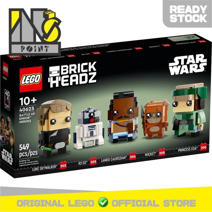 Gambar LEGO 40623 - Brickheadz - Battle of Endor Heroes dari Ins Point Kota Administrasi Jakarta Selatan Tokopedia