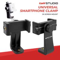 Gambar TaffSTUDIO Holder HP 360 Universal Smartphone Clamp 1/4 Screw Mount C4 dari Astra Foto Kota Administrasi Jakarta Pusat 2 Tokopedia