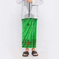 Gambar Sarung ATLAS Junior Kembang Warna Hijau 03 dari Sarung Atlas Kab. Gresik 3 Tokopedia