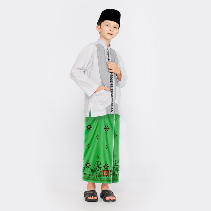 Gambar Sarung ATLAS Junior Kembang Warna Hijau 03 dari Sarung Atlas Kab. Gresik Tokopedia