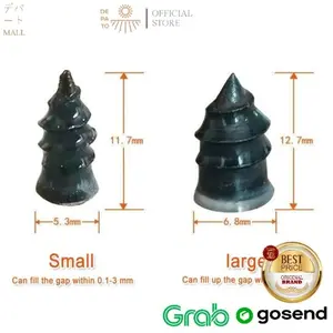 Skrup Paku Karet Tambal Ban Tubeless Sekrup Ban Repair Motor Mobil DP