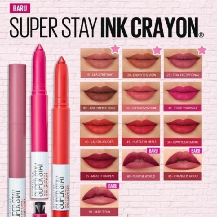 Gambar Maybelline Superstay Ink Crayon Matte Lipstick dari Mejikushop Kota Administrasi Jakarta Pusat Tokopedia