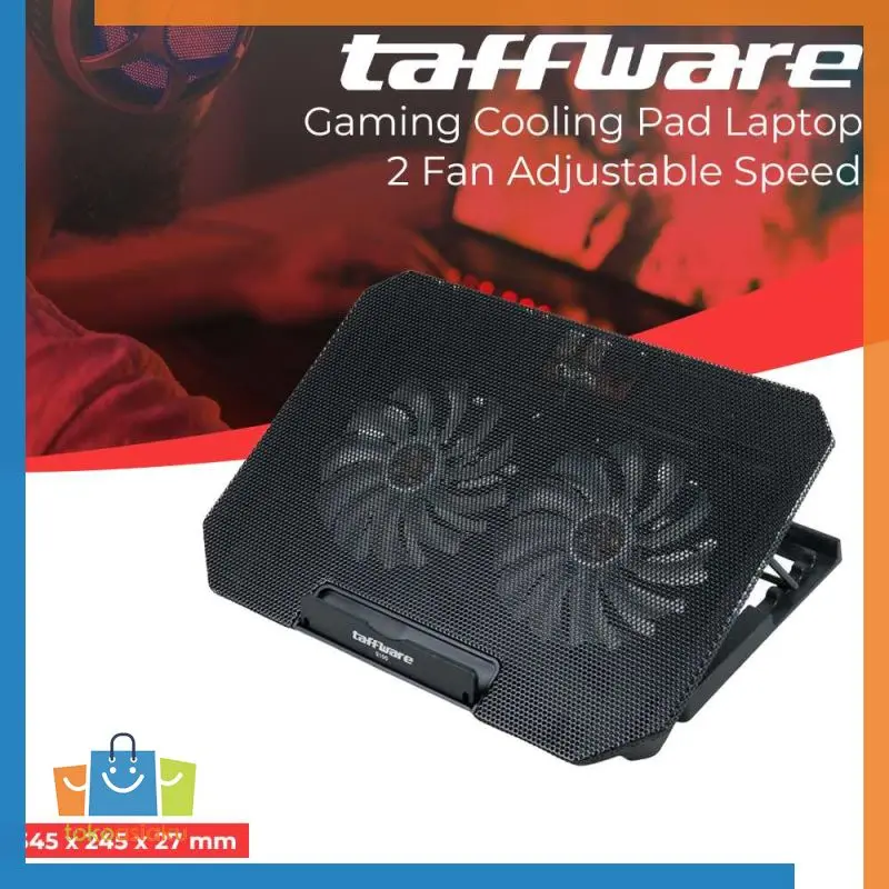 Cooling Pad Alas Pendingin Laptop Notebook 2 Fan Q100