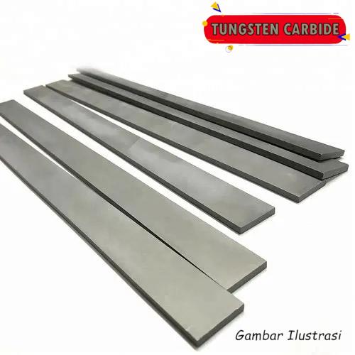 Carbide Kotak 2*7*165 Tungsten Strip Material Carbide Kotak 2x7x165 — foto asli 1