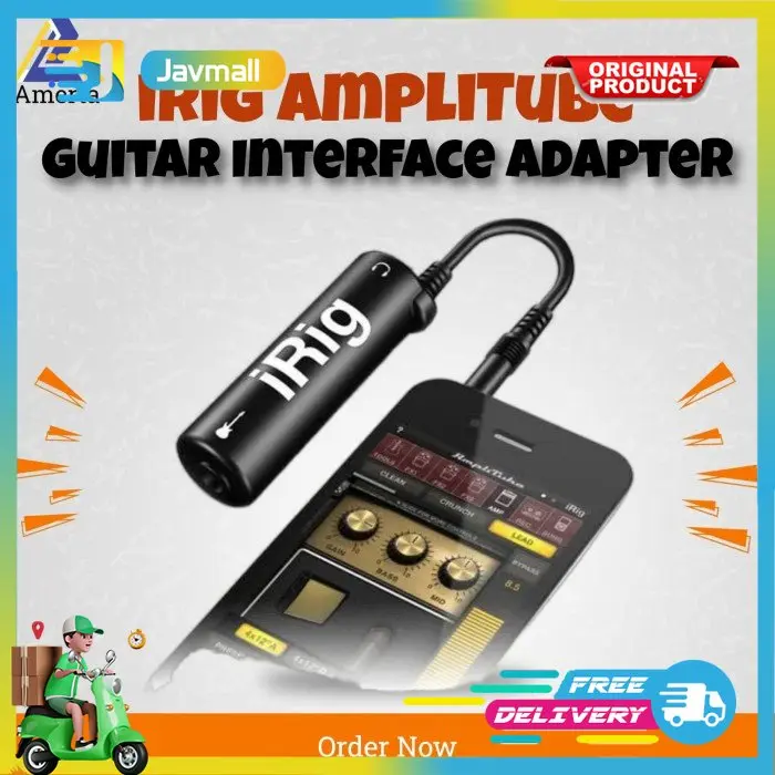 Guitar Interface Adapter iRig iPhone /iPod Touch/iPad