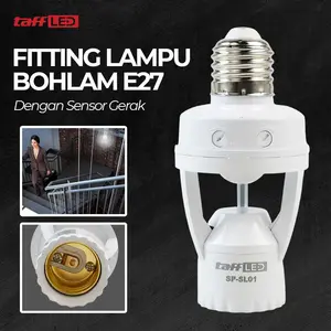 TaffLED Fitting Lampu Bohlam PIR Sensor 2000 LUX 240V 60W E27