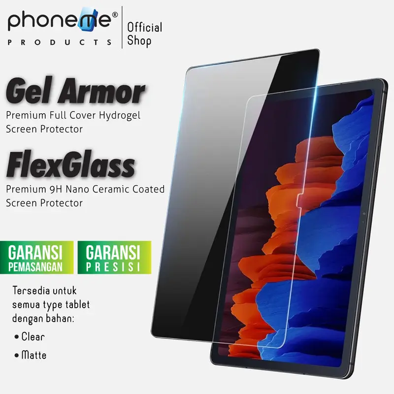 PhoneMe for iPad 3 - PhoneMe Hydrogel, Nano Tempered Glass, Antispy