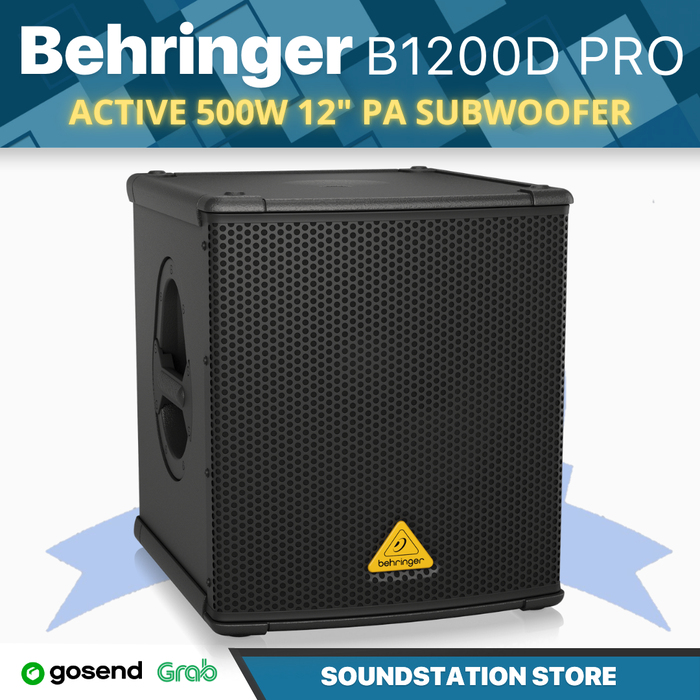 Gambar BEHRINGER EUROLIVE B1200D PRO Active 500W 12" PA Subwoofer | Sub Aktif dari SoundStation Store Kota Tangerang Selatan Tokopedia