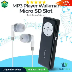 JINGMICAI MP3 Player Walkman Micro SD Slot - JM-003 Klik Niaga