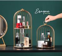 Gambar Bird Cage Cosmetic Rack 1 Tier Gold / Rak Kosmetik Sangkar Burung dari Eraque Kota Administrasi Jakarta Barat 3 Tokopedia
