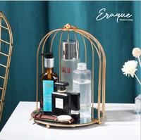 Gambar Bird Cage Cosmetic Rack 1 Tier Gold / Rak Kosmetik Sangkar Burung dari Eraque Kota Administrasi Jakarta Barat 2 Tokopedia