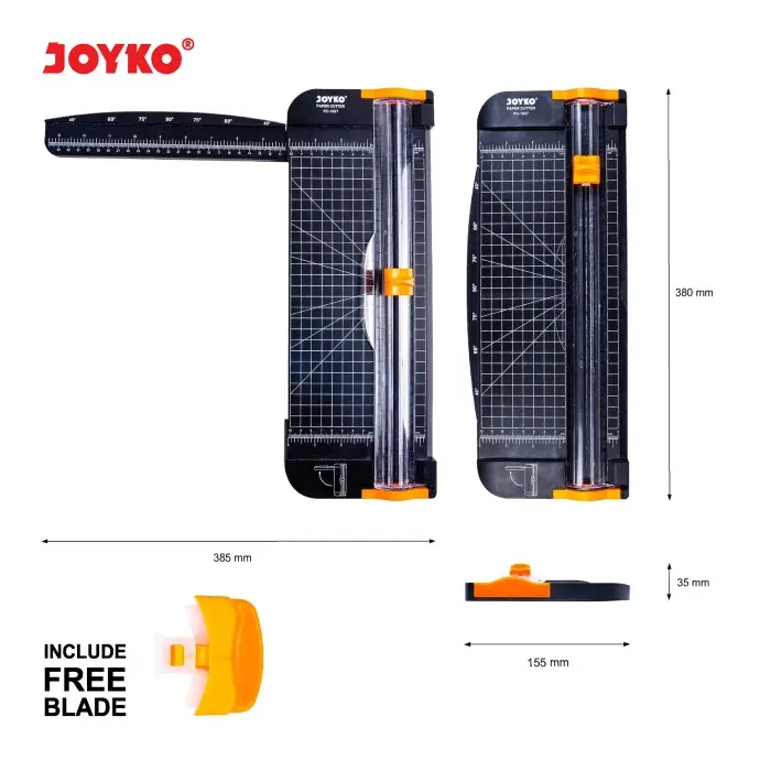 pemotong kertas dorong tarik paper cutter A4 JOYKO PC 1637 16X37 CM
