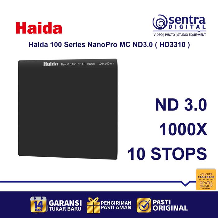 Gambar Haida 100 Series NanoPro MC ND3.0 1000X 10 Stops ( HD3310 ) dari Sentra Digital Jogja Kab. Sleman Tokopedia
