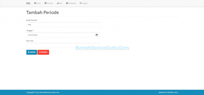 Gambar Source Code Forecasting Metode Double Exponential Smoothing PHP dari Rumah Source Code Kota Denpasar Tokopedia
