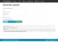Gambar Source Code Algoritma Genetika Penjadwalan CodeIgniter dari Rumah Source Code Kota Denpasar 1 Tokopedia