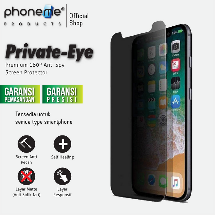Gambar PhoneMe Private Eye for Realme 10 - Anti Spy Privacy Film - Clear dari PhoneMe Indonesia Kota Administrasi Jakarta Barat Tokopedia