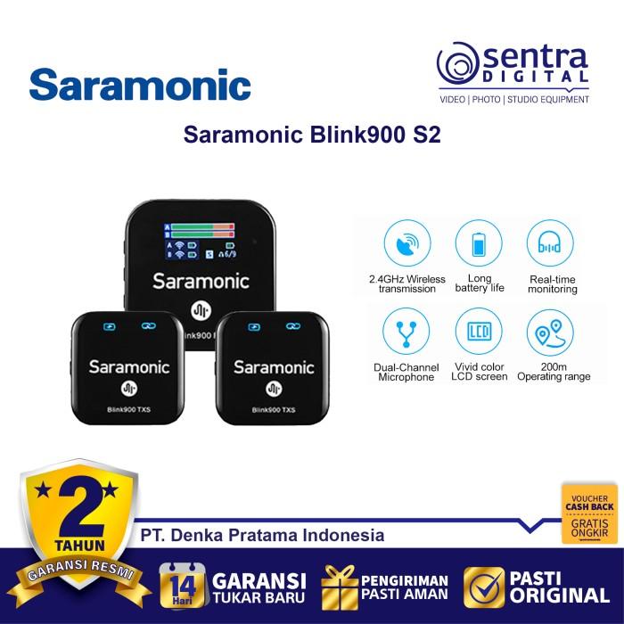 Gambar Saramonic Blink900 S2 Wireless Microphone dari Sentra Digital Kota Surabaya Tokopedia