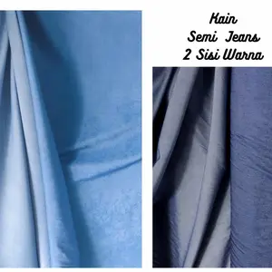 Per 50 Cm Kain Semi Jeans Lebar 150 Cm