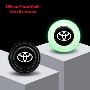 Bantalan Silikon Pelindung Pintu Mobil Kedap Suara Perekat Otomatis