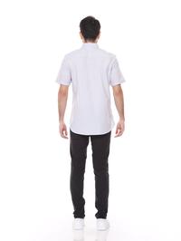 Gambar Kemeja Pria Oxford Tangan Pendek Dyllon - Oxford Light Grey Shirt - L dari Dyllco Official Kota Bandung 5 Tokopedia