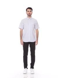 Gambar Kemeja Pria Oxford Tangan Pendek Dyllon - Oxford Light Grey Shirt - L dari Dyllco Official Kota Bandung 1 Tokopedia