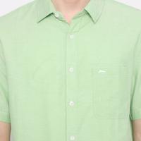 Gambar RICARDO Kemeja Pria Polos Hijau Lengan Pendek 32269 dari RICARDO DBRITANO Kota Surabaya 5 Tokopedia