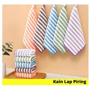 Kain Lap Dapur Microfiber Anti Minyak Kain Lap Piring Meja Microfiber