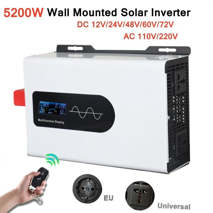 Jual Pure Sine Wave Inverter DC 48V 60V 72V 96V To AC 220V 5000W ...