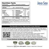 Gambar Udang Laut Kupas Bersih PD 20/25 pack 200gr Java Sea dari JAVA SEA Kab. Bekasi 3 Tokopedia