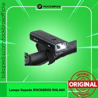 Gambar Lampu Depan Sepeda Rockbros RHL400 Rechargeable 2000 Mah 400 Lumens dari Rockbrosindo Kota Surabaya 1 Tokopedia