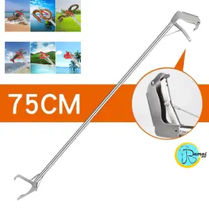 Penjepit sampah /tongkat jepit belut/jepit ular /tangkap tikus75cm