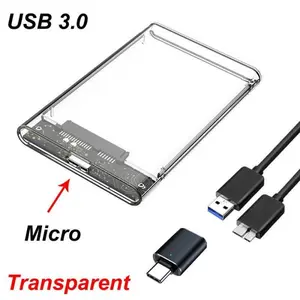 Hard Disk Enclosure 2.5 Inch Transparant SATA Reader USB 3.1 - WTZ-31