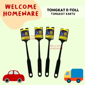 Tongkat E-toll Kartu Mobil Etoll Kartu Gerbang E Toll Plastik Panjang