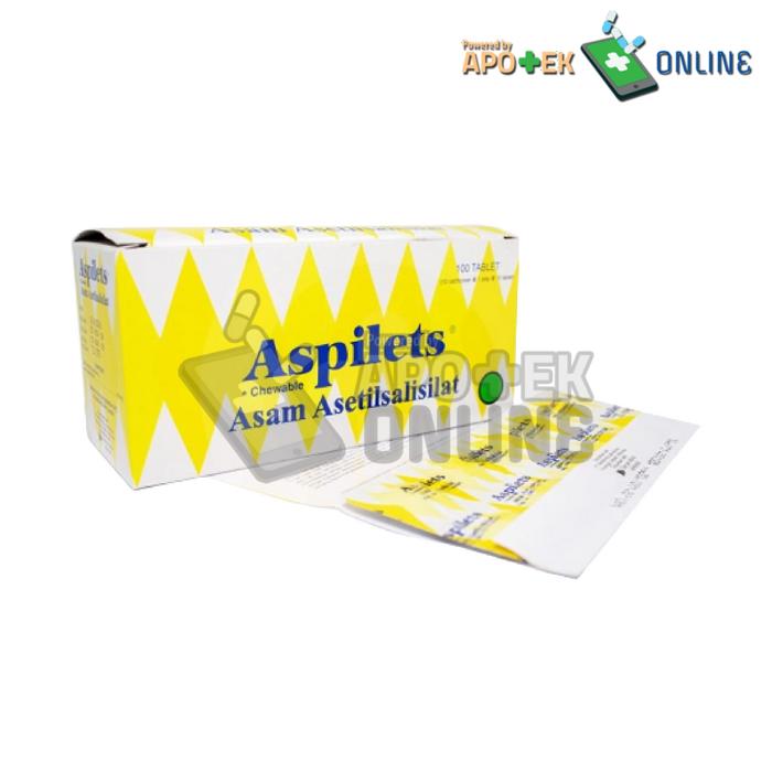 ASPILETS CHEWABLE 80 MG STRIP 10 TABLET