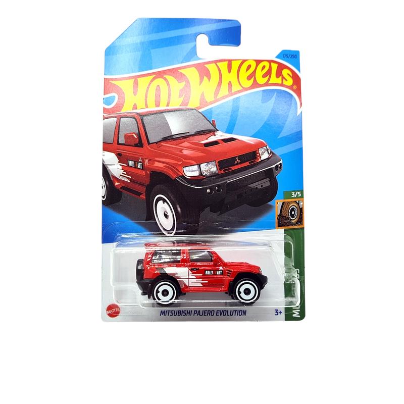 Hot Wheels Mitsubishi Pajero Evolution Merah Ralli Art - Lot j 2023 ...
