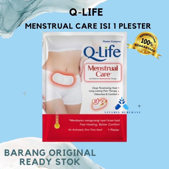 Q-LIFE Menstrual Care Plester Pereda Nyeri Haid 12 jam - 1 plester