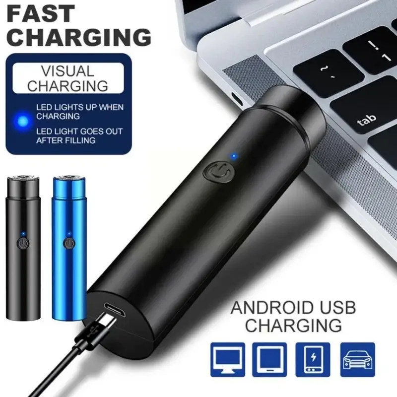 Mini Razor Electric Alat Cukur Kumis Jenggot Hidung 2