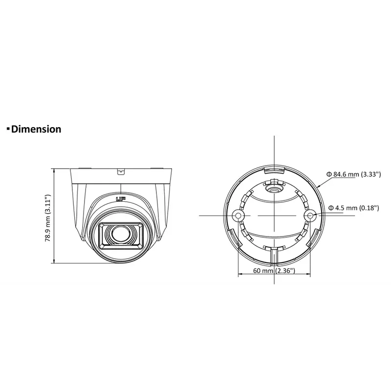 Camera CCTV Hikvision DS-2CE76D0T-EXIPF Indoor 2MP 1