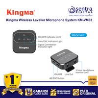 Gambar Kingma KM-VM03 Wireless Lavalier Microphone ( RX TX ) dari Sentra Digital Jogja Kab. Sleman 3 Tokopedia