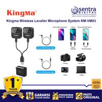 Gambar Kingma KM-VM03 Wireless Lavalier Microphone ( RX TX ) dari Sentra Digital Jogja Kab. Sleman 4 Tokopedia