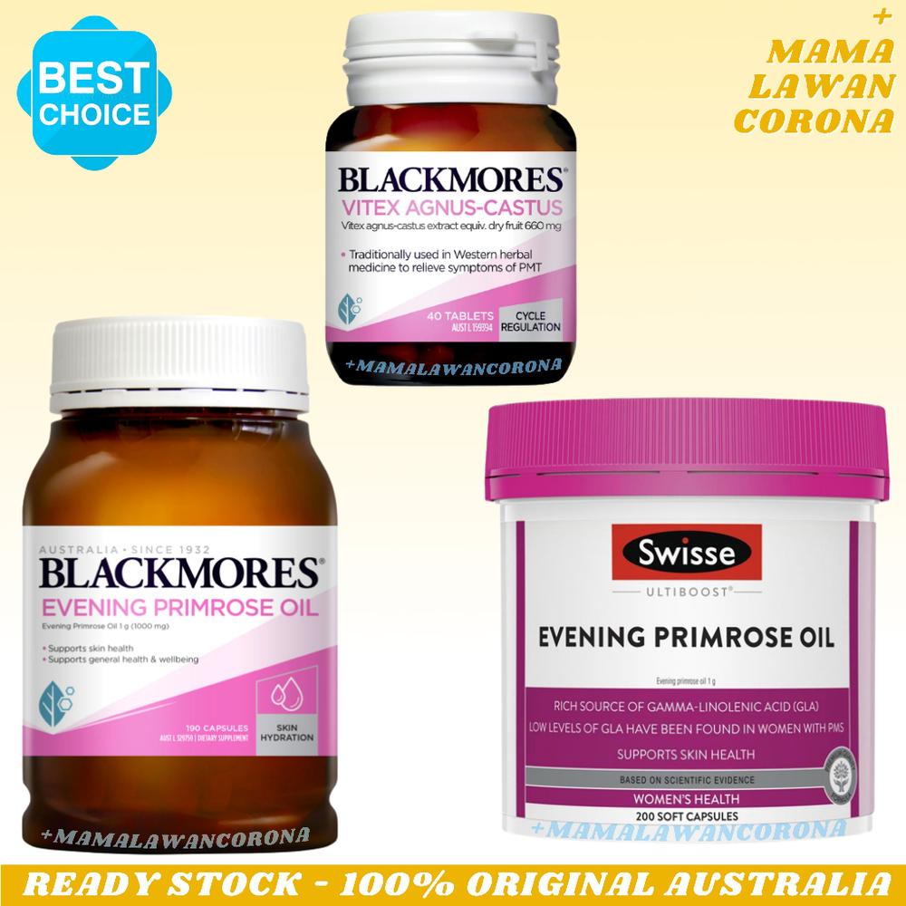 Blackmores Evening Primrose Oil 190 Kapsul Capsules 1000mg 1000 mg / V