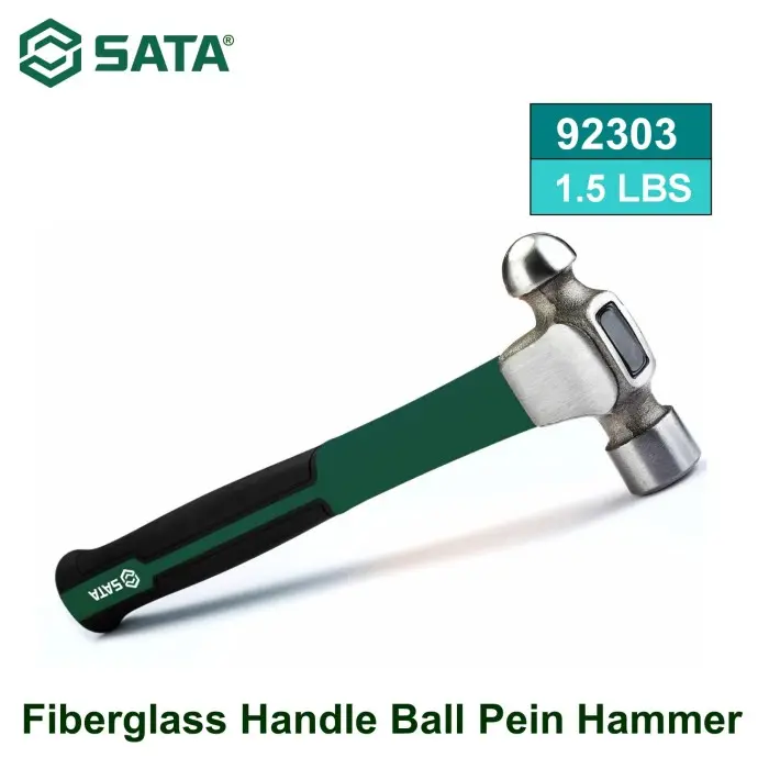 PALU 92303 BALL PEIN HAMMER FIBERGLASS 1.5 LBS SATA