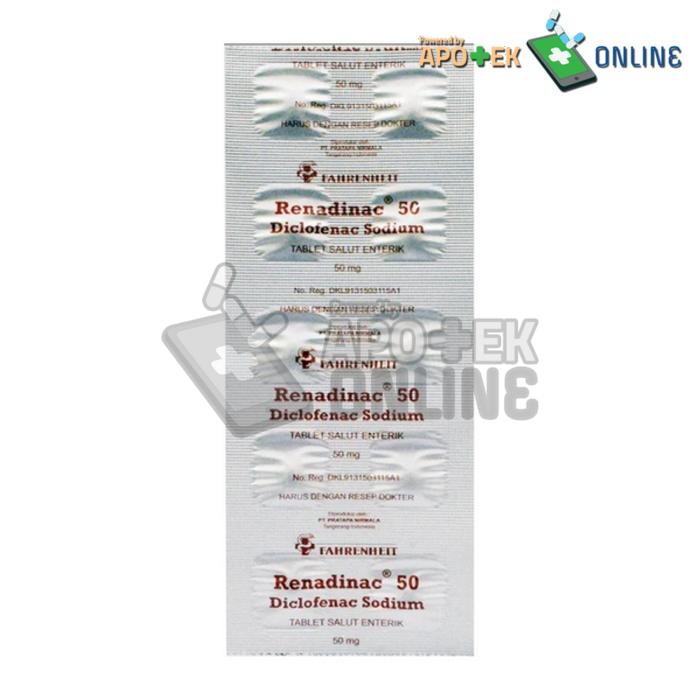 RENADINAC 50MG TAB 100`S