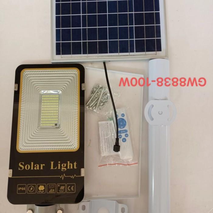 Jual lampu jalan pju panel surya 800w 800 w solar sel matahari remote ...