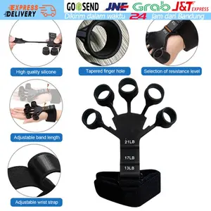 Silicone Hand Grip Device Finger Exercise Stretcher Finger Gripper