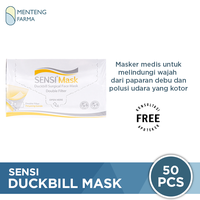 Gambar Sensi Mask Duckbill Face Mask Isi 50 Masker dari Menteng Farma Kota Administrasi Jakarta Pusat 1 Tokopedia