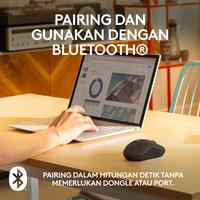 Gambar Logitech M240 Mouse Wireless Bluetooth Silent, Ringkas, Portabel, untuk Windows, macOS, ChromeOS - Graphite dari Plaza IT Store Kota Medan 2 Tokopedia
