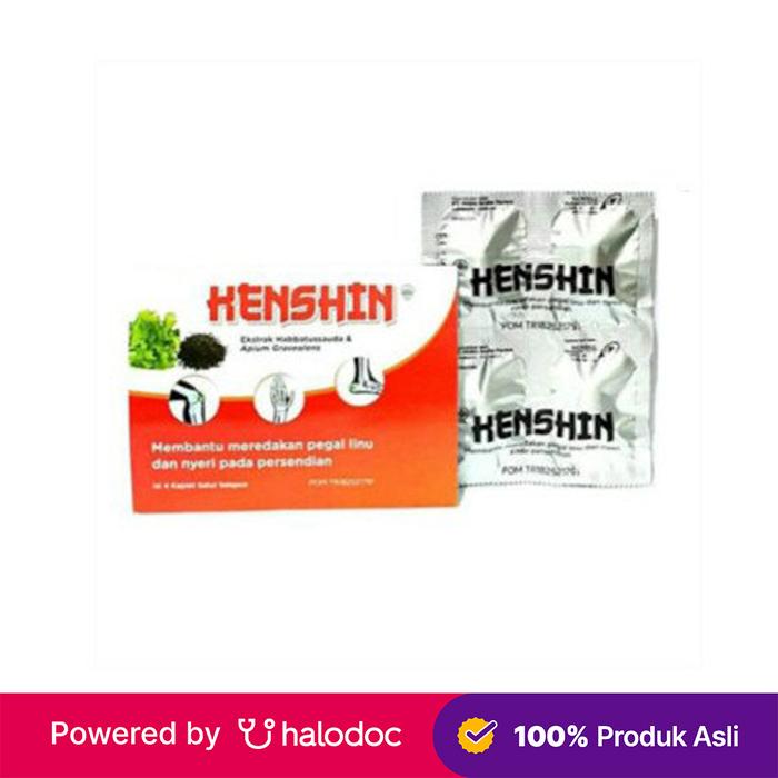Gambar Kenshin 4 Kaplet - Relaksan Otot - Halodoc dari Apotek Sarika Lamper Semarang Kota Semarang Tokopedia
