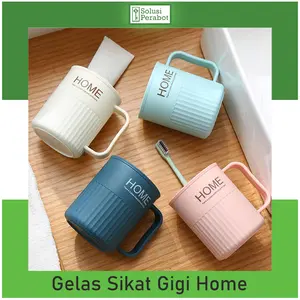 Gelas Sikat Gigi Home / Kumur Tempat Odol Kamar Mandi Cangkir Minum