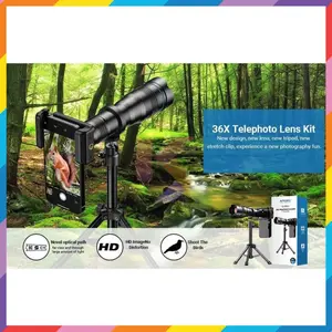 APEXEL Lensa Smartphone Telephoto Monocular Zoom 36X with Accessories